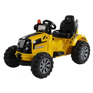Kijana Elektrischer Tractor Gelb ohne Eimer Elektro Kinderauto Elektro Kinderauto