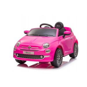 Fiat 500 Elektro Kinderauto pink