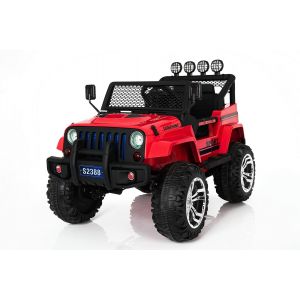 Monster Jeep Elektrischer Kinderauto Rot Alle producten BerghoffTOYS