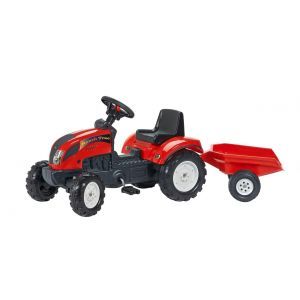 Falk Traktor mit Pedalen "trac" rot