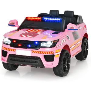 Kijana Police Elektrischer Children's Car Land Rover Rosa Alle producten BerghoffTOYS
