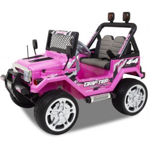 Jeep Elektro Kinderauto rosa
