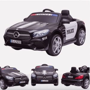 Mercedes Kinder Car Police SL500 Schwarz Alle producten BerghoffTOYS