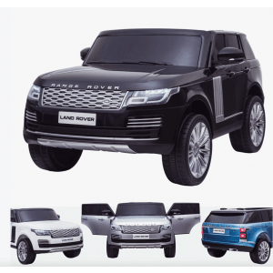 Range Rover Elektrischer Kinderauto 2 Sitzer Schwarz Schwarz Sale BerghoffTOYS