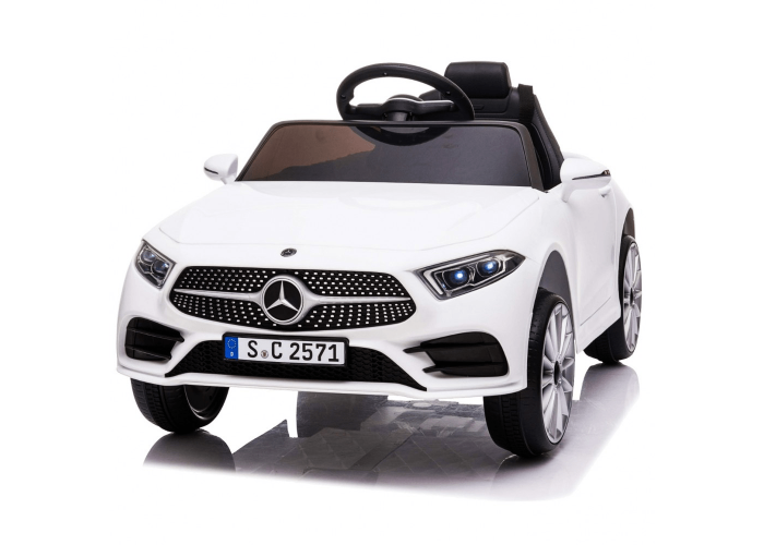 Mercedes elektrische kinderauto 12 volt met afstandsbediening - wit