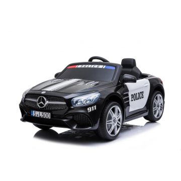 Mercedes elektrische Kinderwagenpolizei SL500 schwarz